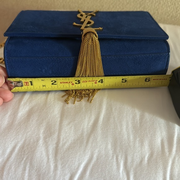 Kate YSL Tassel suede purse - Picture 9 of 10